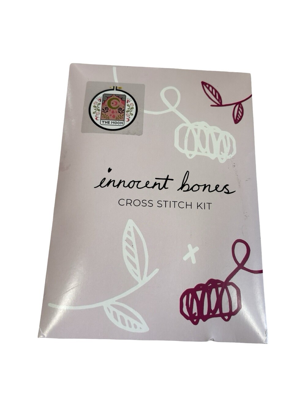 Innocent Bones Tarot Cross-stitch Kit - The Moon